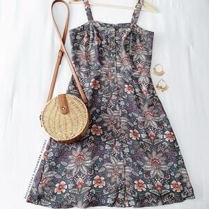 ✨NWT The Loft Button Down Paisley Print Sundress